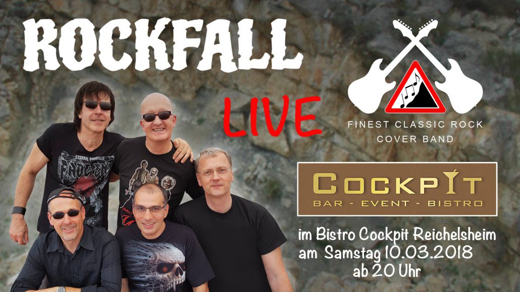 Rockfall Band im Bistro Cockpit in Reichelsheim